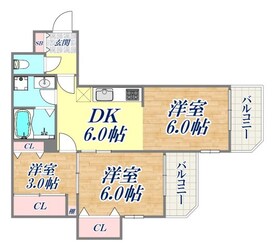 アプリーレ御影の物件間取画像